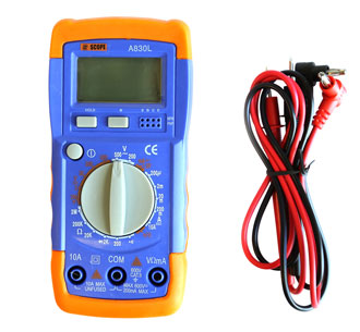 Scope Digital Multimeter 12mm LCD Display