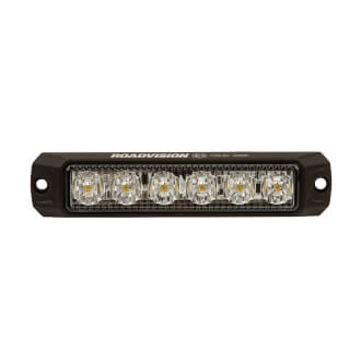 Roadvision LED Strobe Module White Surface Mount 10-30V 6 LED