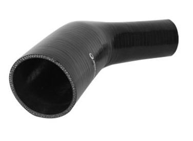 Black Silicone Hose Reducing Elbow 45-Deg