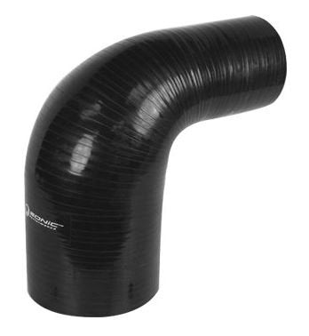 Black Silicone Hose Reducing Elbow 90-Deg