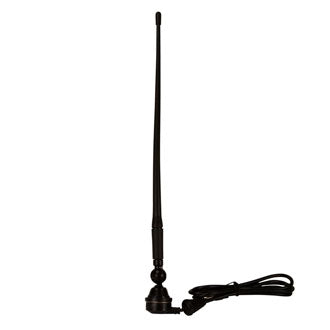 Aerpro Rubber Top Mount AM/FM Car Radio Antenna with Adjustable Split Ball Head Kit