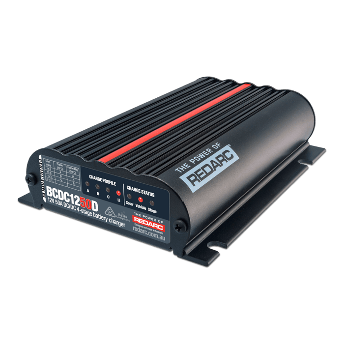 REDARC 12V 50A Dual Input In-vehicle DC to DC Battery Charger