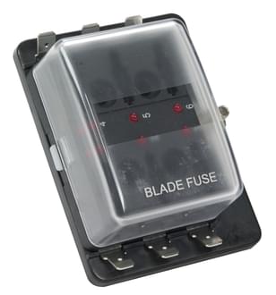 Fuse Box Wedge Fuse 6 Block LED Warning