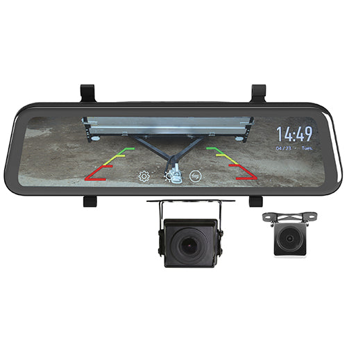 Gator Reverse Camera Kit Mirror Mount 9"