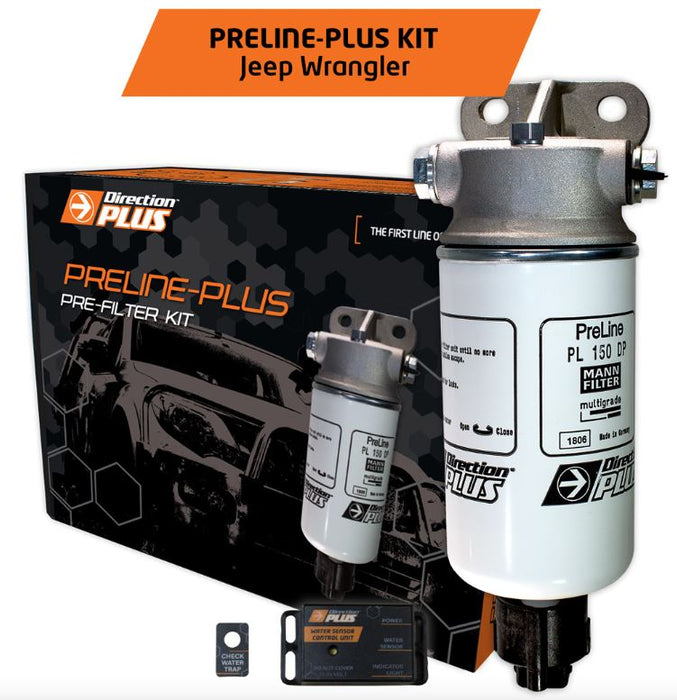 Direction Plus Preline-Plus Pre-Filter Kit Wrangler JK