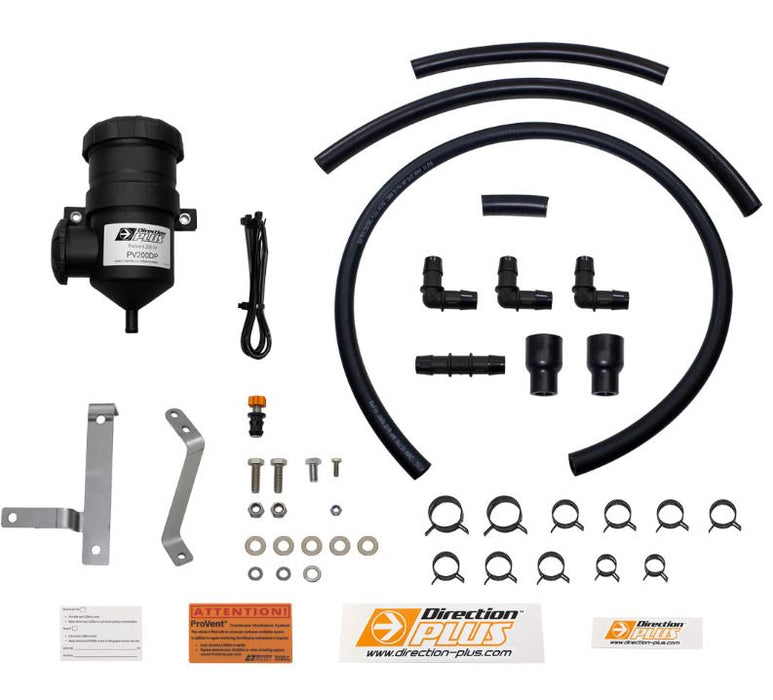 Direction-Plus ProVent Oil Separator Kit Suits Toyota Landcruiser 70 Series (PV625DPK)
