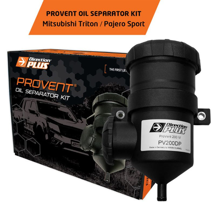Direction-Plus ProVent Oil Separator Kit Suits Mitsubishi Triton / Pajero Sport