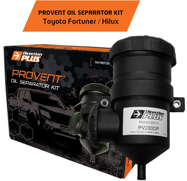 Direction-Plus ProVent Oil Separator Kit Suits Toyota Fortuner / Hilux