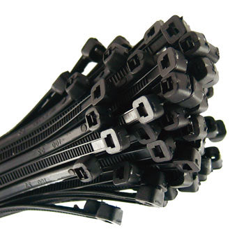 Roadpower Standard Duty Black Nylon Cable Tie 200mm x 2.5mm X 100
