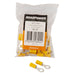 Roadpower Insulated Ring Crimp Terminal Yellow 6.0mm Eye Qty 50