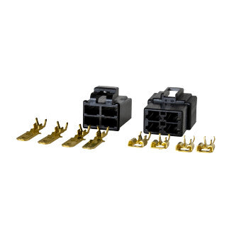 Roadpower QK Series 250 Connector Kit Black 4 Way